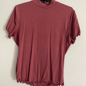 Mauve Crop Top from Dry Goods